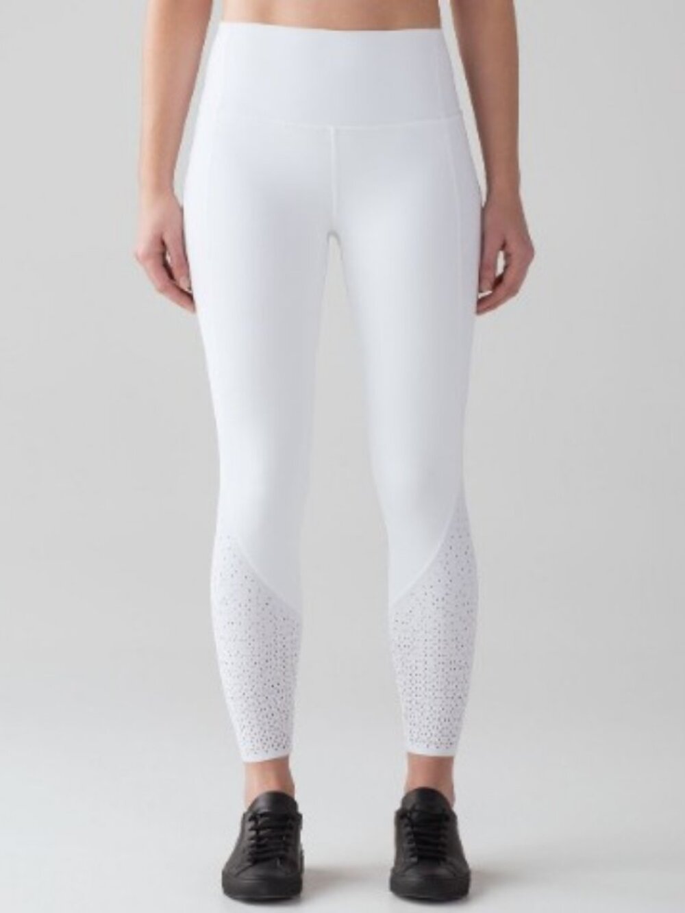 Lululemon Anew Tight laser cut leggings white women's size 8